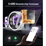 Gouden Smart Ring Android/iOS: Fitness Tracker, Slaap, SpO2, Waterdicht, 59% Korting!