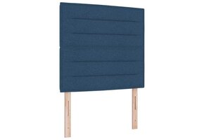 Verstelbaar Hoofdbord Blauw Stof met Hoofdeinde - 60% Korting