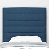 Verstelbaar Hoofdbord Blauw Stof met Hoofdeinde - 60% Korting