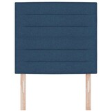 Verstelbaar Hoofdbord Blauw Stof met Hoofdeinde - 60% Korting