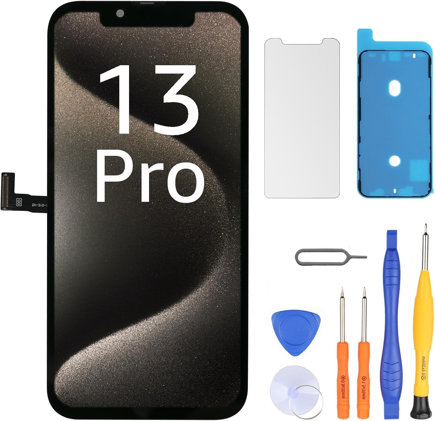 LCD Scherm iPhone 13 Pro 6,1" FHD met Frame & Reparatiekit - 70% Korting