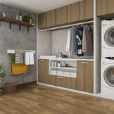 Droogrek wasrek - wandmontage - intrekbaar - inklapbaar wasrek voor binnen of buiten - ruimtebesparend compact slank design (70 cm, wit)