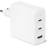 120W USB-C GaN Snellader (Wit) - 3 Poorten