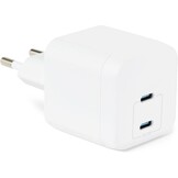120W USB-C GaN Snellader (Wit) - 3 Poorten
