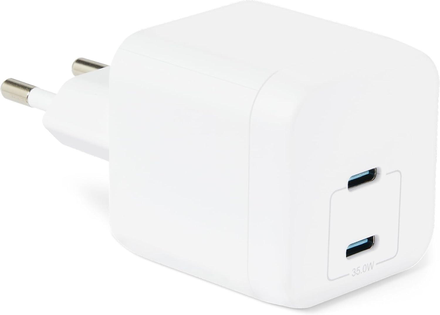 120W USB-C GaN Snellader (Wit) - 3 Poorten