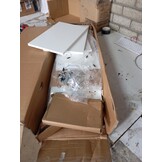 Wastafelkast 90 cm Wit - Bewezen Hout met 53% Korting