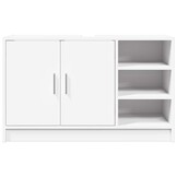 Wastafelkast 90 cm Wit - Bewezen Hout met 53% Korting