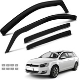 WindschermenVW Golf MK7 MK8 2012-2025 | Zijruitdeflectoren 4 Stuks | 59% Korting