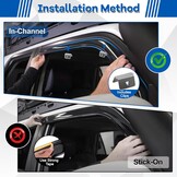 WindschermenVW Golf MK7 MK8 2012-2025 | Zijruitdeflectoren 4 Stuks | 59% Korting