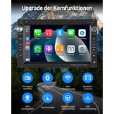 ESSGOO 7 Inch Android 15 Autoradio voor VW, Skoda en Seat - 2GB RAM & 64GB ROM - CarPlay & Android Auto
