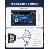 ESSGOO 7 Inch Android 15 Autoradio voor VW, Skoda en Seat - 2GB RAM & 64GB ROM - CarPlay & Android Auto