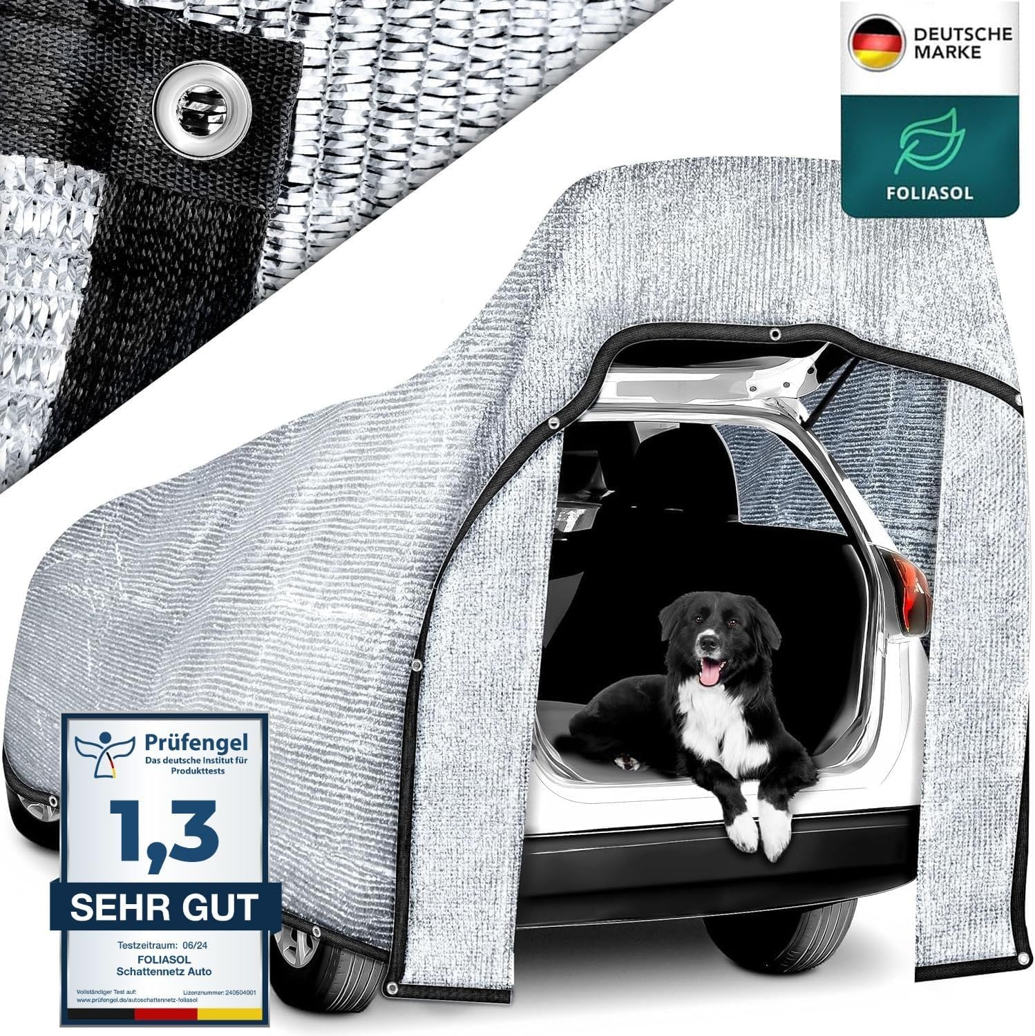 Schaduwnet Auto 4x6m Aluminium - 80% UV Bescherming - Nu met 34% Korting!
