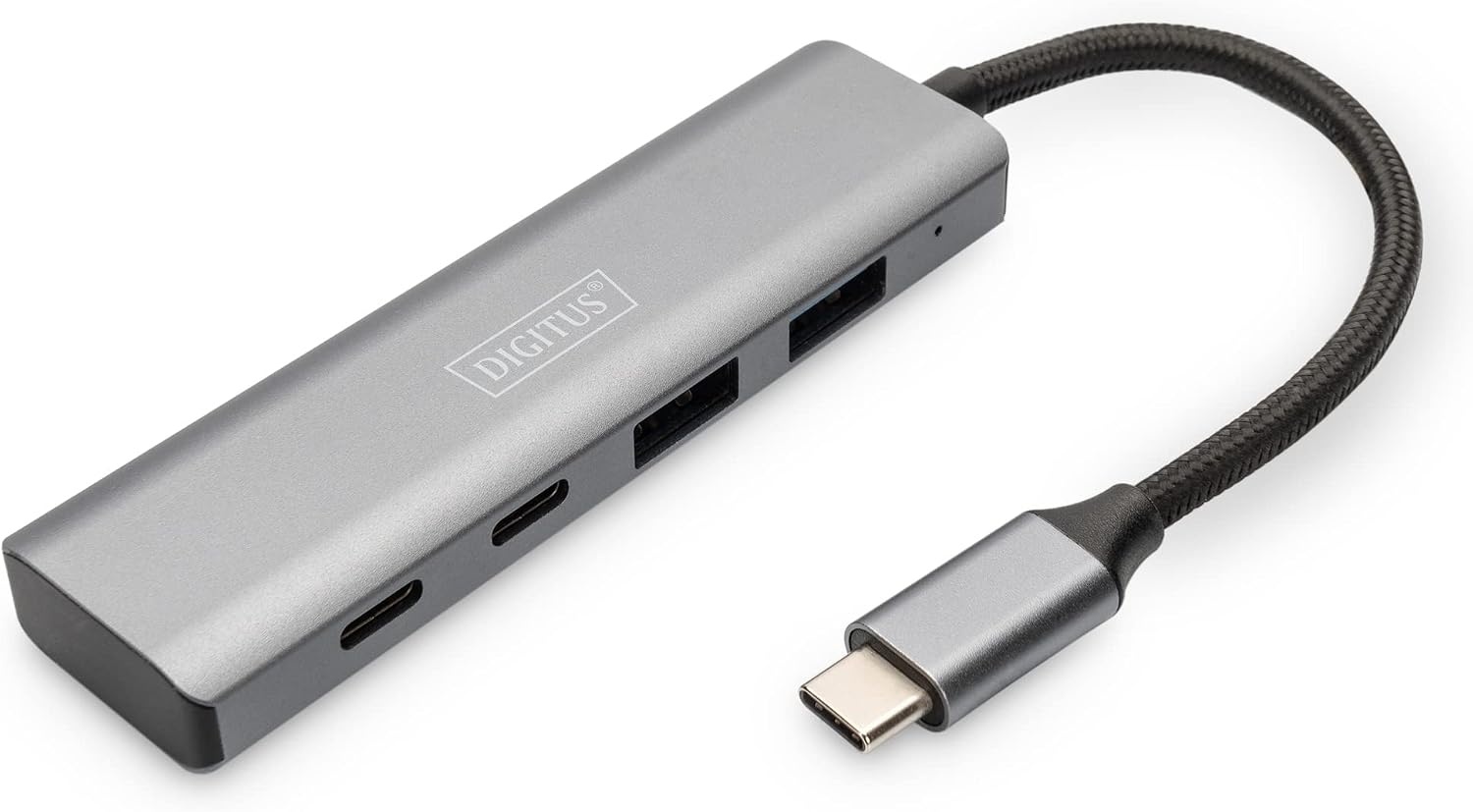 4-Poorts USB 2.0 Hub Zwart | 480 Mbit/s | 56% Korting