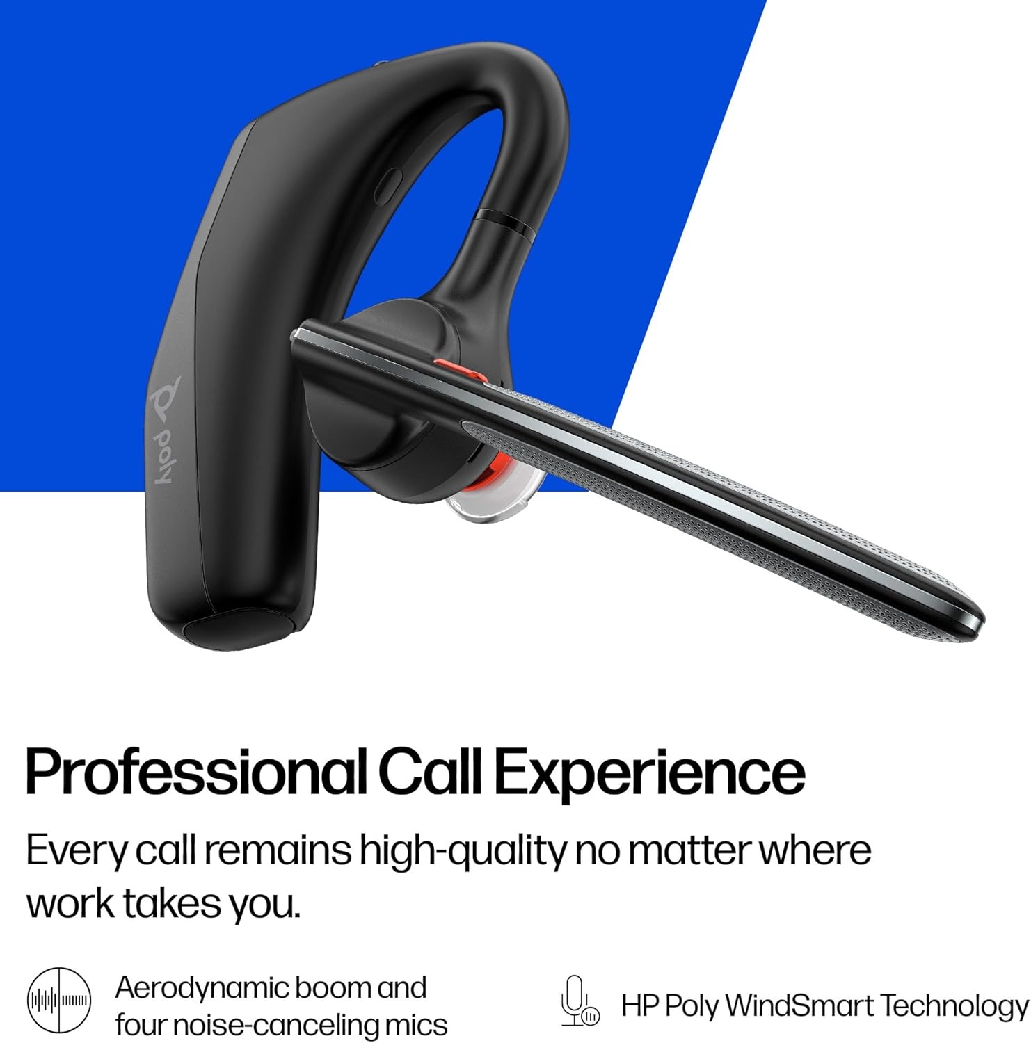 Poly Voyager Legend 30 Bluetooth Headset Zwart - Draadloze Monaurale Headset