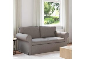 vidaXL Bank 140cm Taupe Metaal | 47% Korting