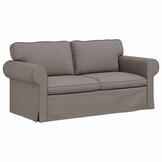 vidaXL Bank 140cm Taupe Metaal - 35% Korting