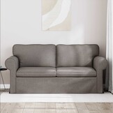 vidaXL Bank 140cm Taupe Metaal - 35% Korting