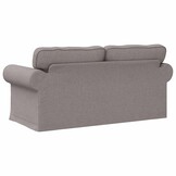 vidaXL Bank 140cm Taupe Metaal - 35% Korting