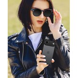 Schokbestendig iPhone Hoesje (6,5") Zwart | 2x Screenprotector | -60%