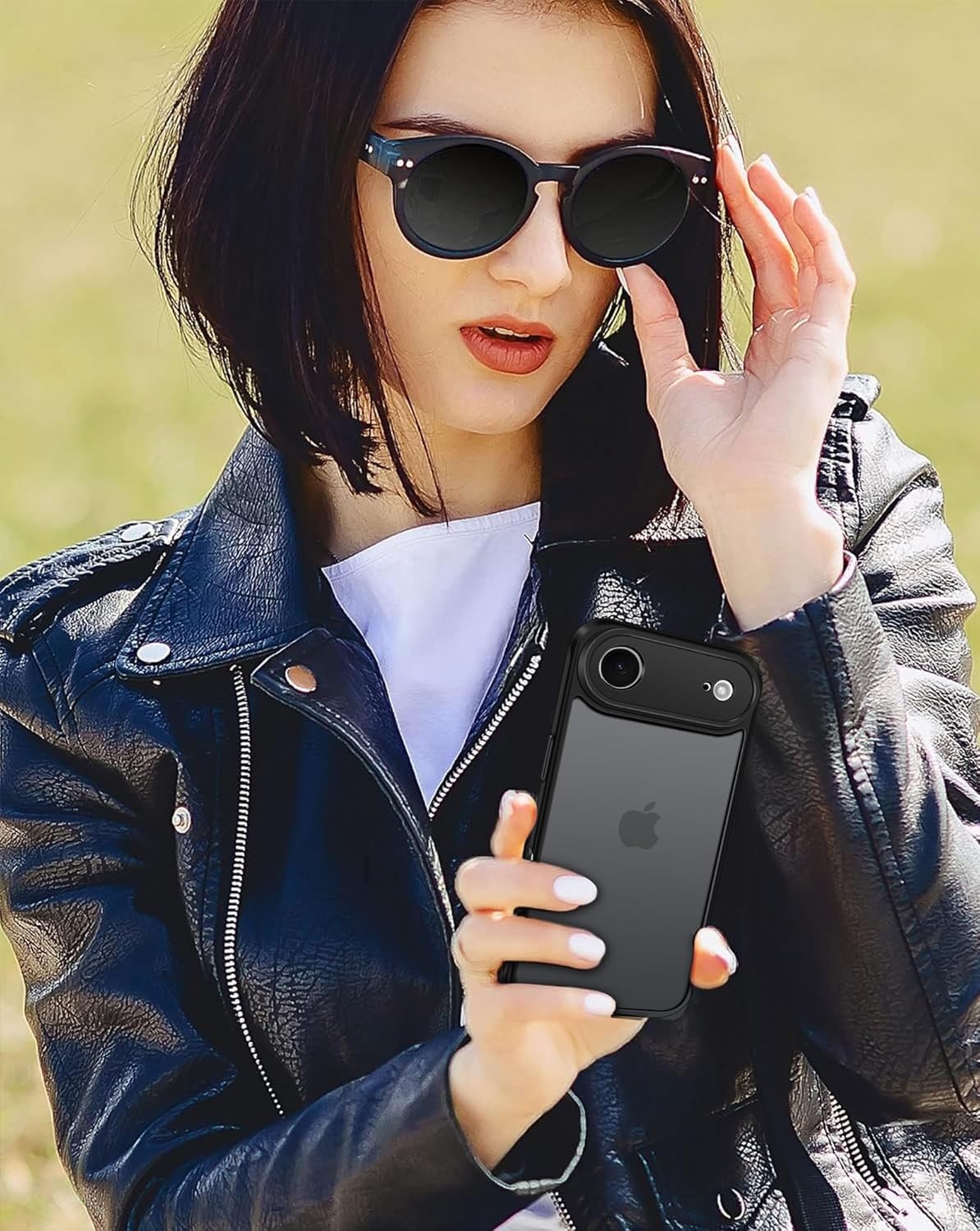 Schokbestendig iPhone Hoesje (6,5") Zwart | 2x Screenprotector | -60%