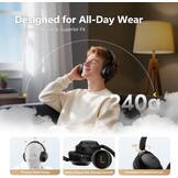 Draadloze Over-Ear Hoofdtelefoon 102u Speeltijd, ANC & Hi-Res Audio (29% korting)