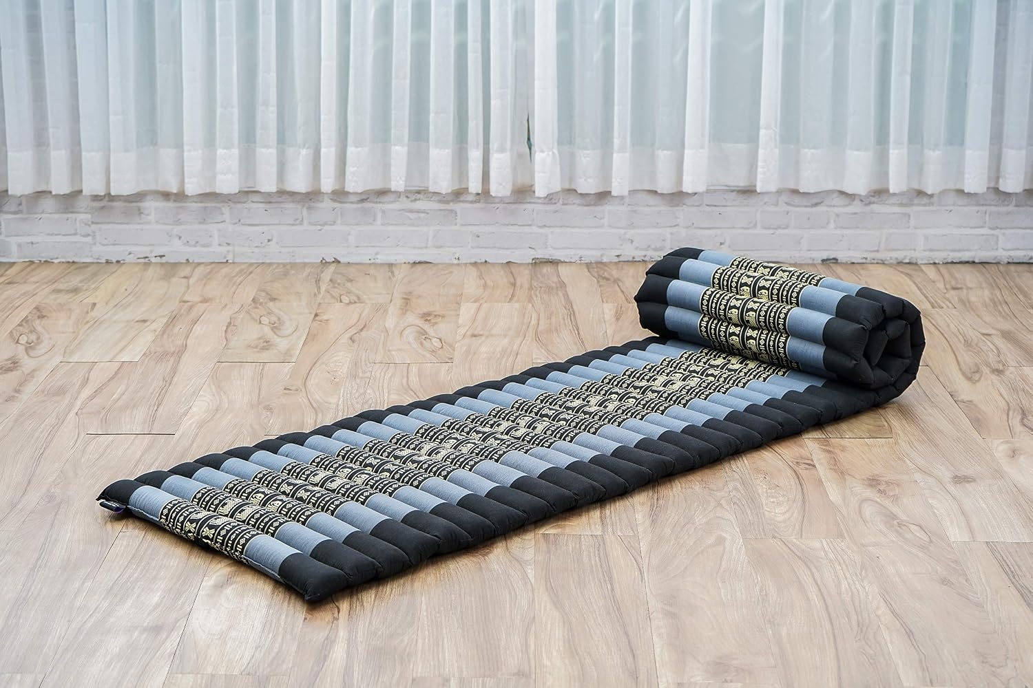 Futon vloermatras blauw - 190x50 cm - 30% korting