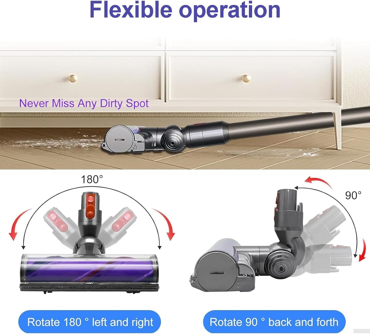 Elektrische borstelkop voor Dyson (53% Korting)