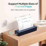 Draagbare A4 Thermische Printer - Compact & Blauw - 29% Korting!