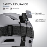 Skihelm met Skibril Maat S Grijs | 57% Korting