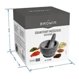 Granieten Vijzel met Stamper - 55% Korting
