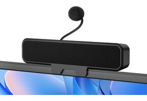 USB PC Luidsprekers met Afneembare Microfoon & 58% Korting