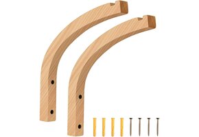 Houten Plantenhaken Naturel (Set van 2) | 40% Korting