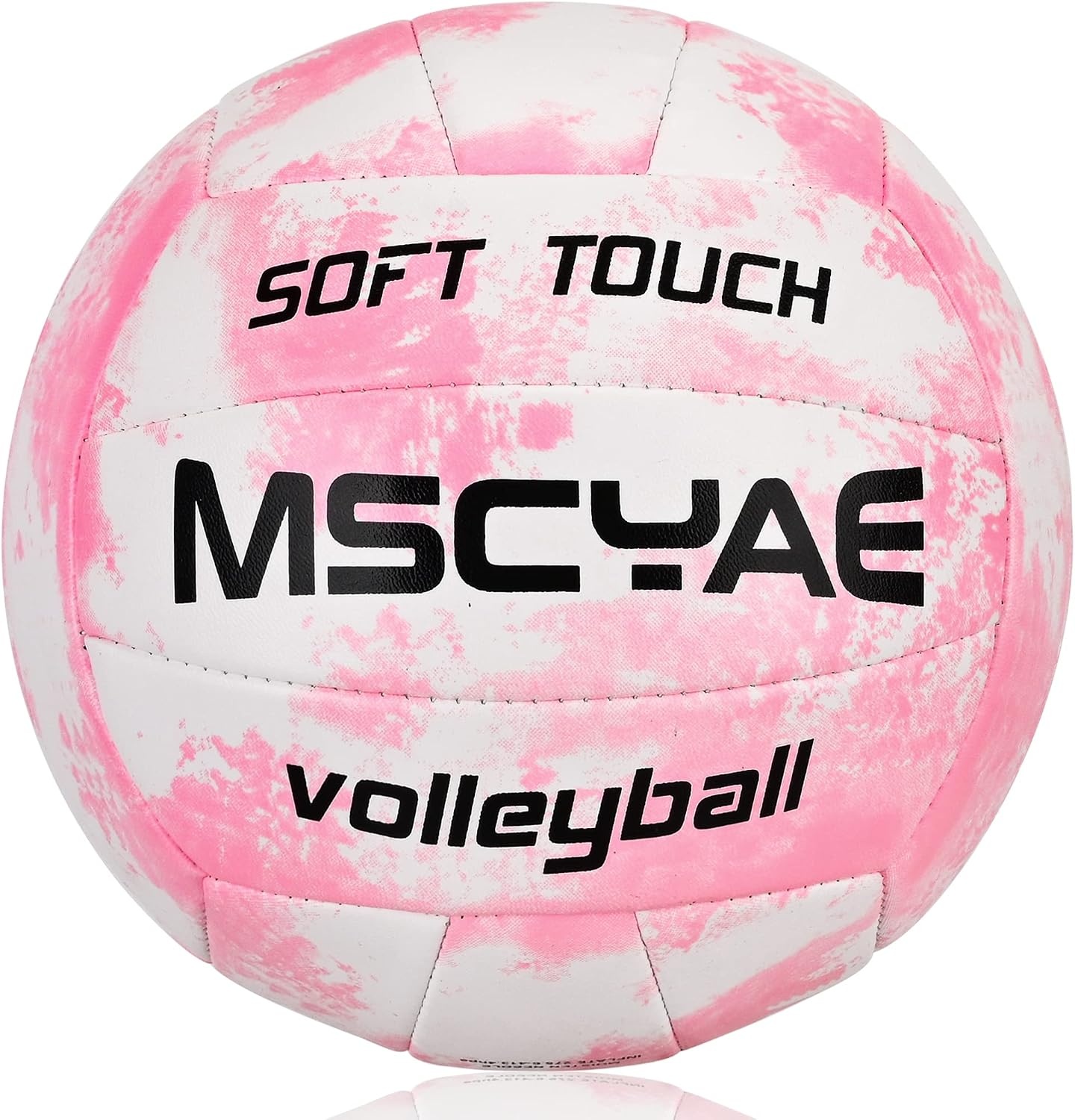 Volleybal Maat 5 - Zacht PVC Leer | Indoor & Outdoor | Roze-Wit | 28% Korting