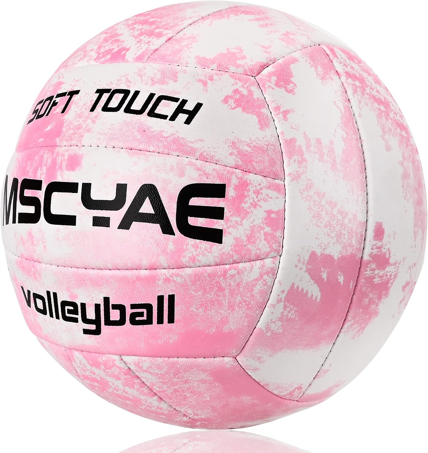 Volleybal Maat 5 - Zacht PVC Leer | Indoor & Outdoor | Roze-Wit | 28% Korting