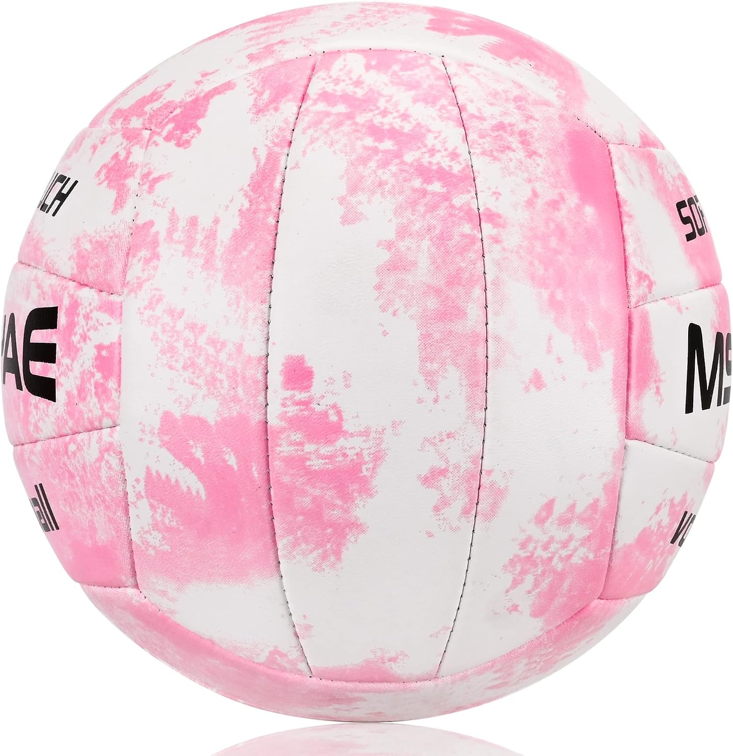 Volleybal Maat 5 - Zacht PVC Leer | Indoor & Outdoor | Roze-Wit | 28% Korting