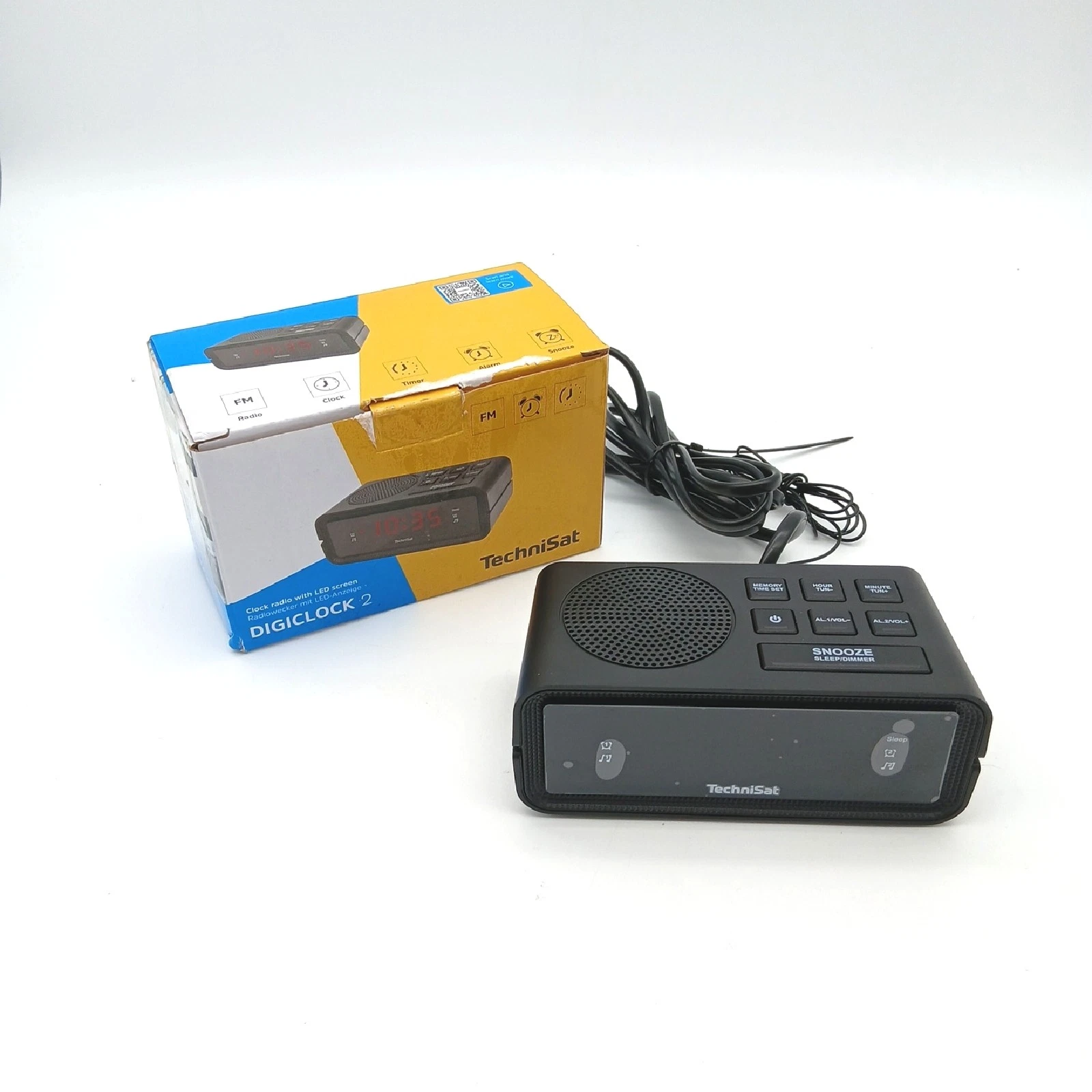 Compacte FM Radiowekker DIGICLOCK 2 - 29% Korting