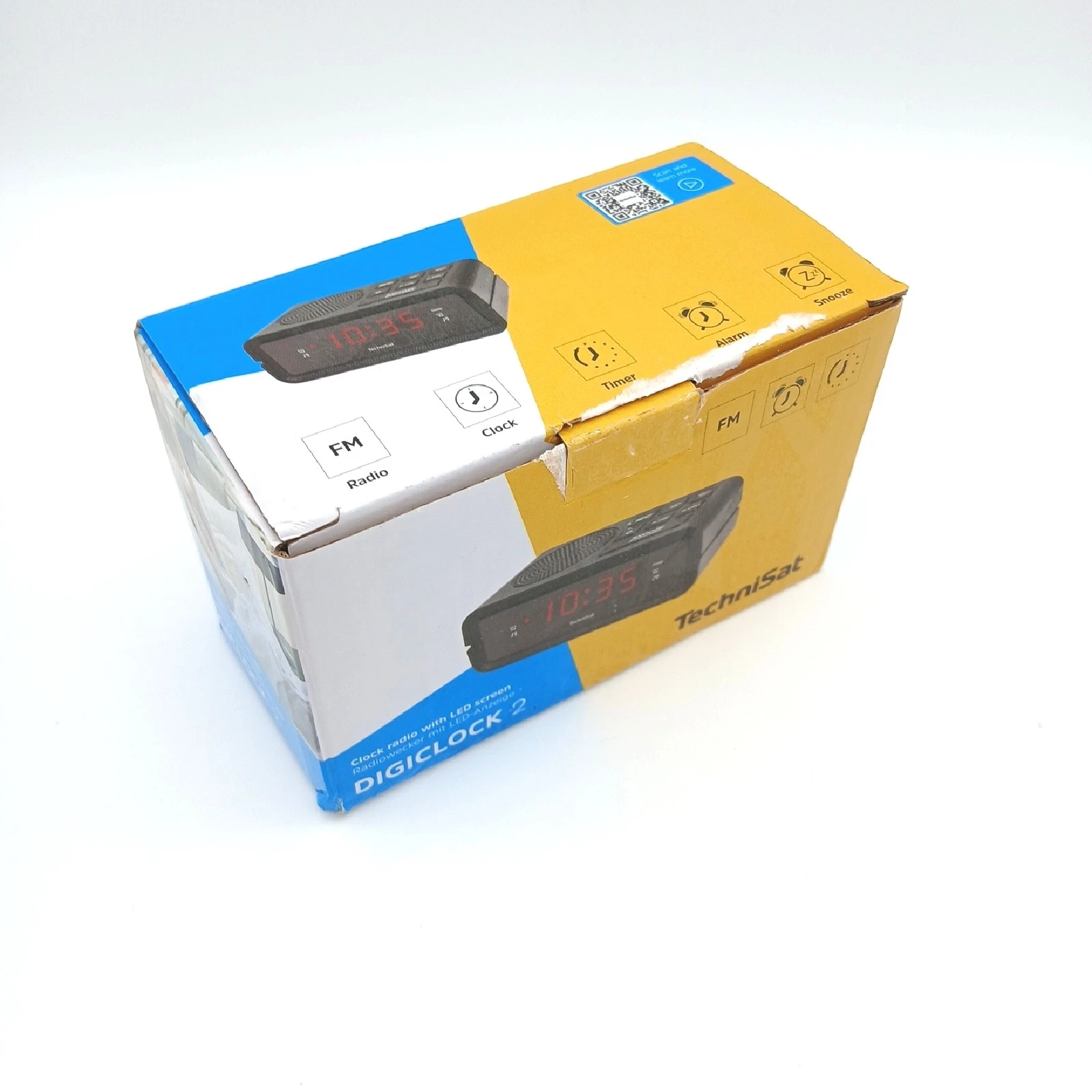 Compacte FM Radiowekker DIGICLOCK 2 - 29% Korting