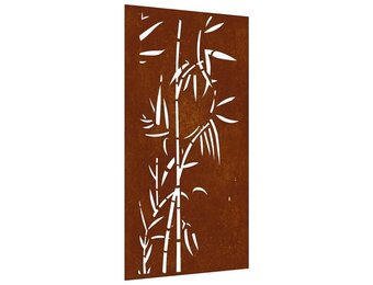 Cortenstaal Wanddecoratie Bamboe 105x55cm - 53% Korting