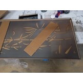 Cortenstaal Wanddecoratie Bamboe 105x55cm - 53% Korting