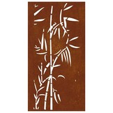 Cortenstaal Wanddecoratie Bamboe 105x55cm - 53% Korting