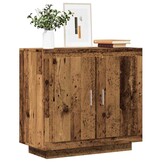 Dressoir 80x40x75 cm Bewerkt Hout Oud Houtkleurig - 34% Korting