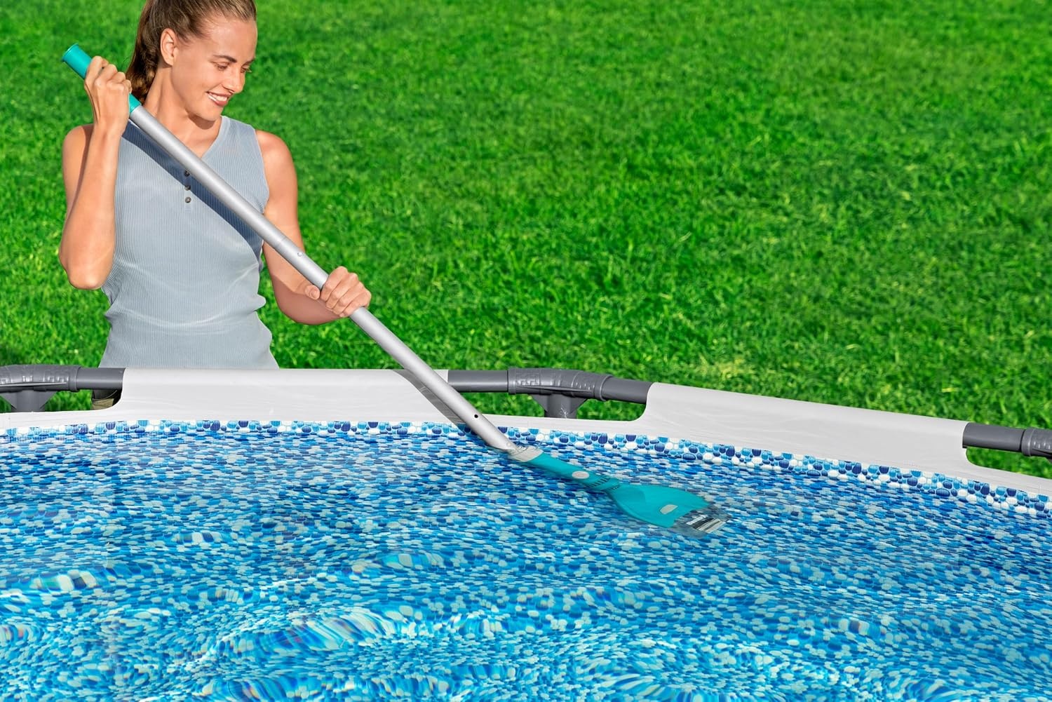 Draadloze Zwembadstofzuiger Aqua Tech | 34% Korting