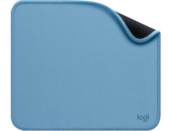 Logitech Mouse Pad - Studio Series, Computer Mouse Pad with Non-Slip Rubber Base, Spill-resistant Surface, Durable Materials, Portable, in a Fresh Modern Design - Blue