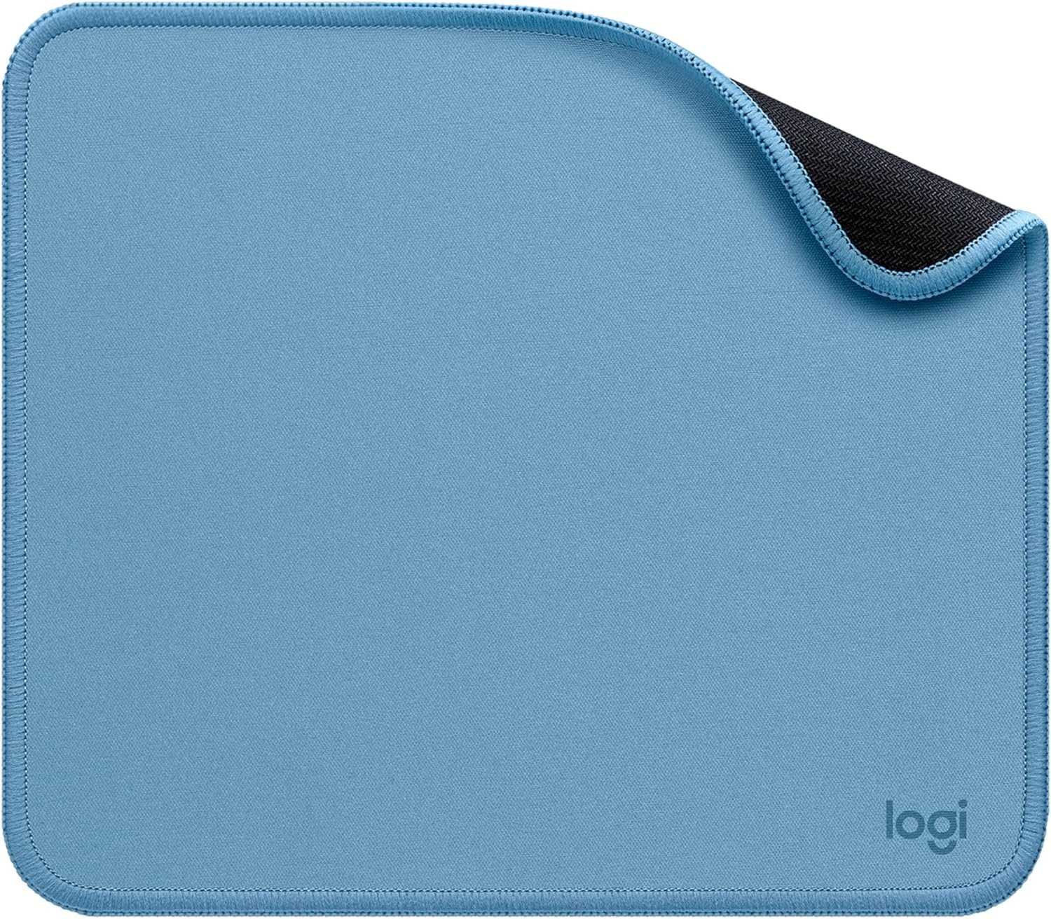 Logitech Mouse Pad - Studio Series, Computer Mouse Pad with Non-Slip Rubber Base, Spill-resistant Surface, Durable Materials, Portable, in a Fresh Modern Design - Blue