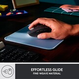 Logitech Mouse Pad - Studio Series, Computer Mouse Pad with Non-Slip Rubber Base, Spill-resistant Surface, Durable Materials, Portable, in a Fresh Modern Design - Blue