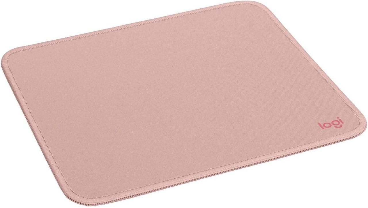 Logitech Mouse Pad - Studio Series, Computer Mouse Pad with Non-Slip Rubber Base, Spill-resistant Surface, Durable Materials, Portable, in a Fresh Modern Design - Blue