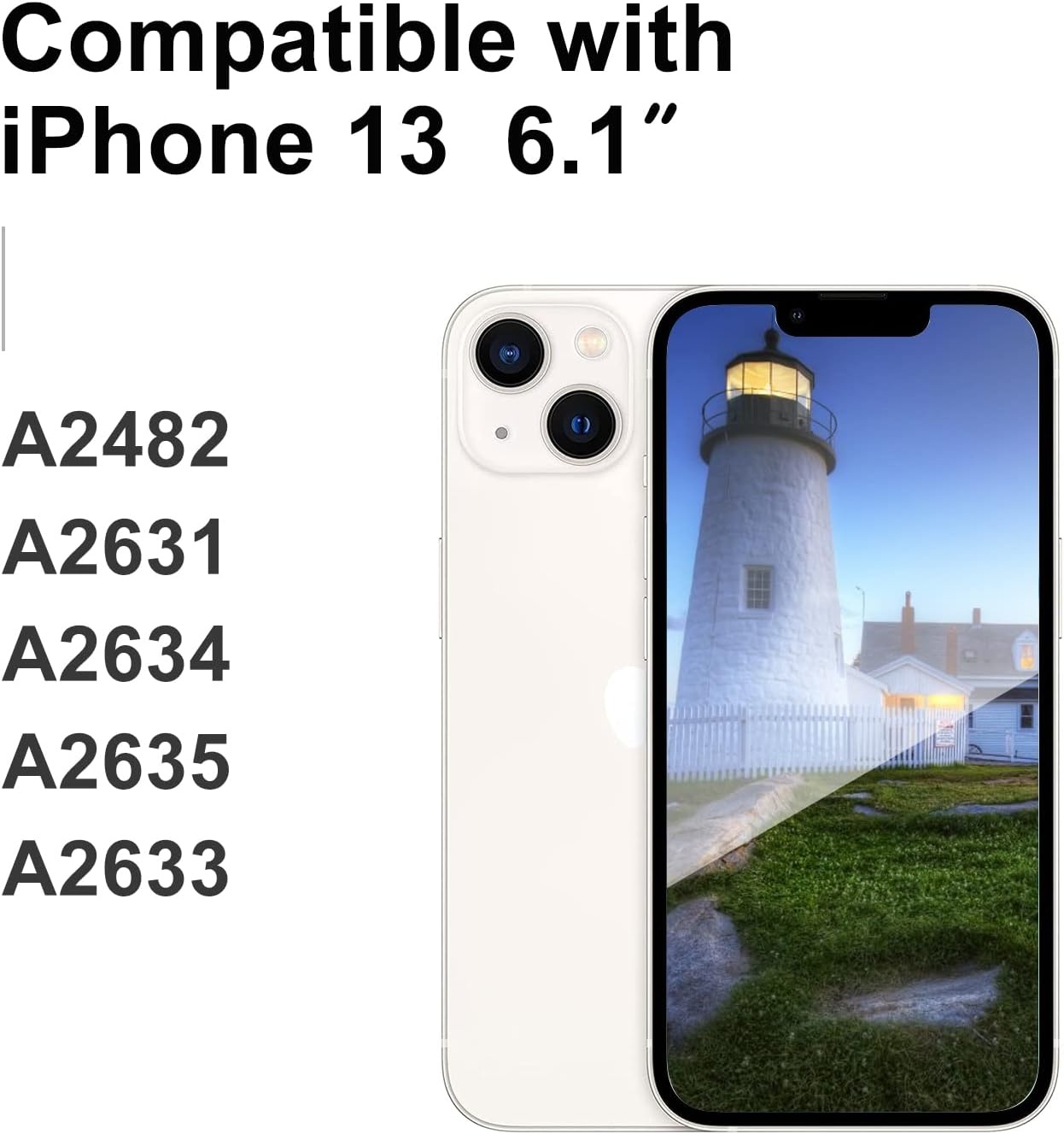LL TRADER OLED-scherm voor iPhone 13 6,1 inch (6,1 inch), FHD touchscreen, touchscreen, touchscreen, digitizer, montageframe en reparatiesets 2026 - Maat iPhone 13 OLED