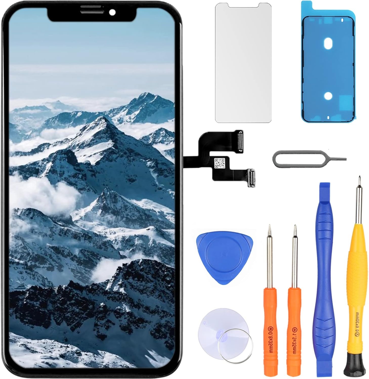 LL TRADER OLED-scherm voor iPhone 13 6,1 inch (6,1 inch), FHD touchscreen, touchscreen, touchscreen, digitizer, montageframe en reparatiesets 2026 - Maat iPhone 13 OLED