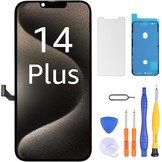 LL TRADER Display for iPhone 15 Plus LCD 6.7 Inch FHD Touch Screen Touch Screen Digitizer Frame Assembly Repair Kit U01 - Maat iPhone 15 Plus LCD