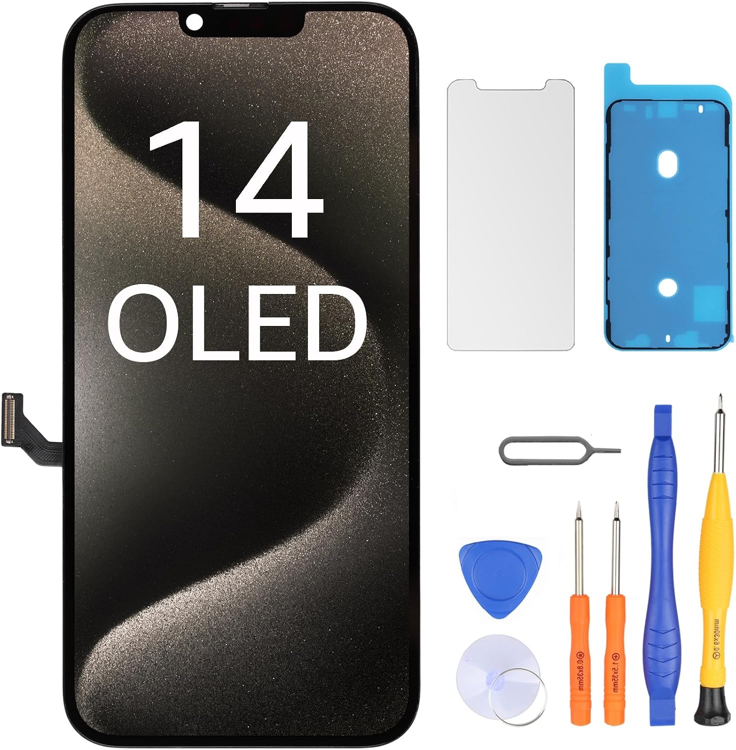LL TRADER OLED Display voor iPhone 14 - 6.1 Inch Schermvervanging met Digitizer en Gereedschapset